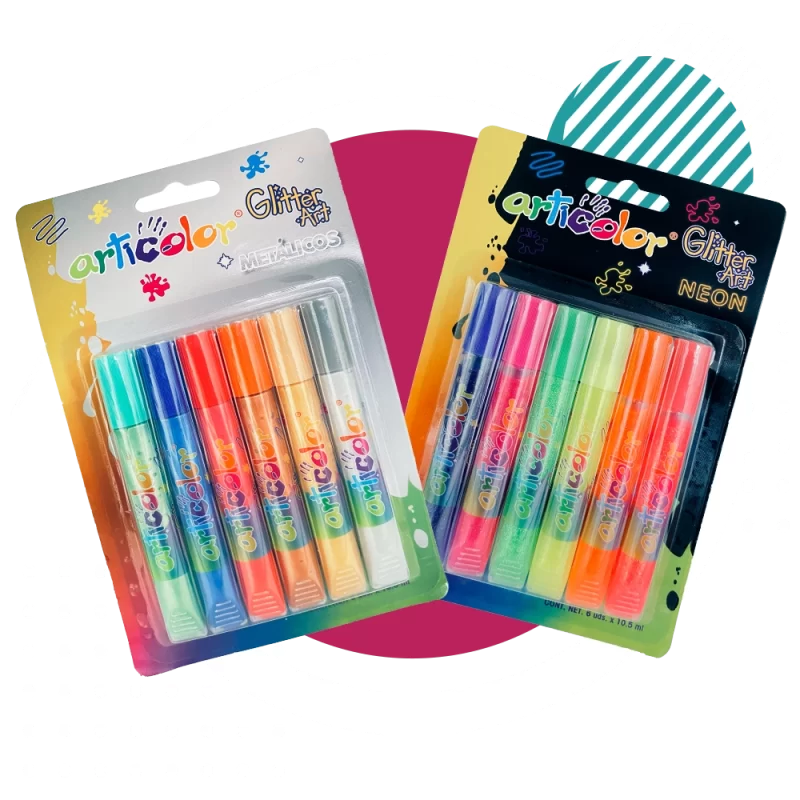 Glitter Art Aplicación NEON METALICO copy