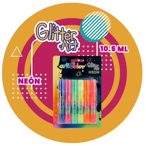 Glitter Articolor BLANCO NEÓN