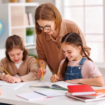 Niñas Mamá Lápiz Grafito